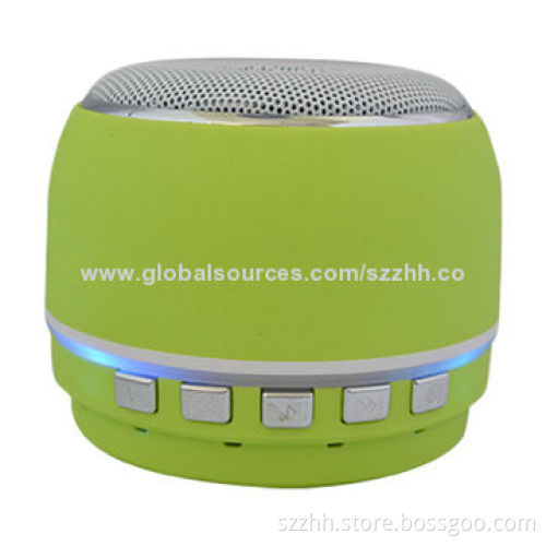 Bluetooth Speaker with TF Card Slot, Supports Microphone/Line in Function, Built-in 400mAh Battery